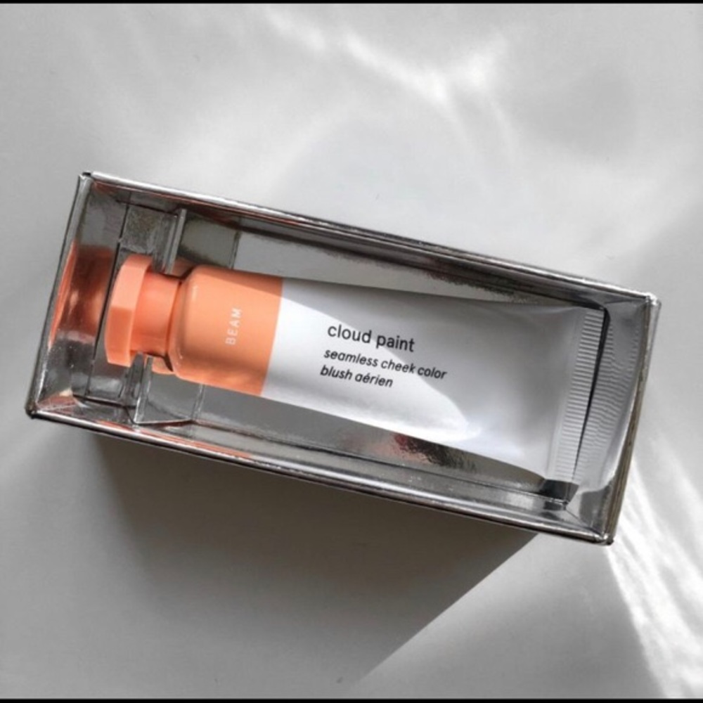 NEW Glossier cloud paint - Beam (soft peach)